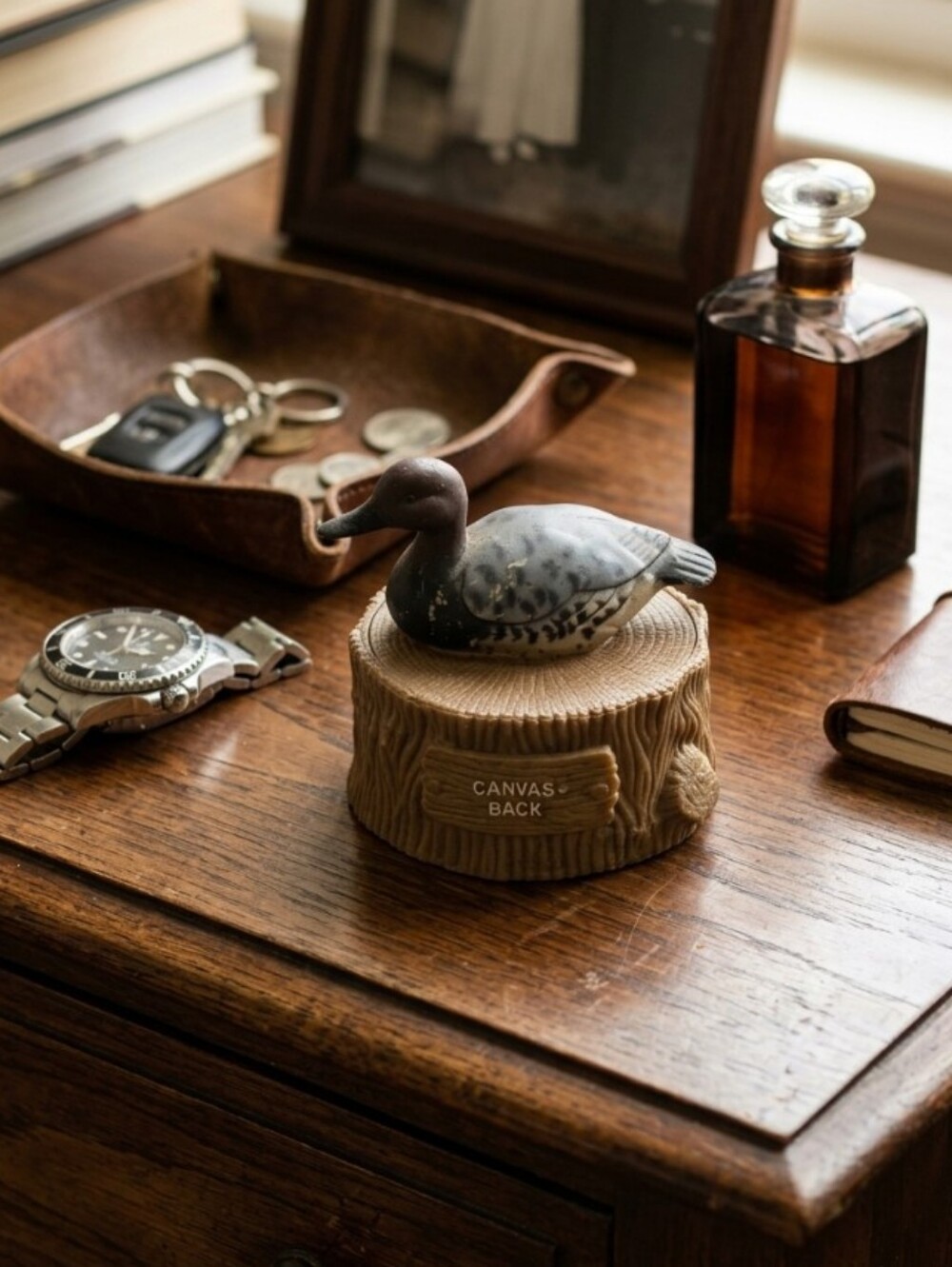 Vintage Duck Decoy Trinket Box